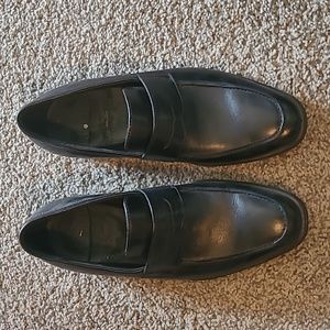 Ecco mens black loafer